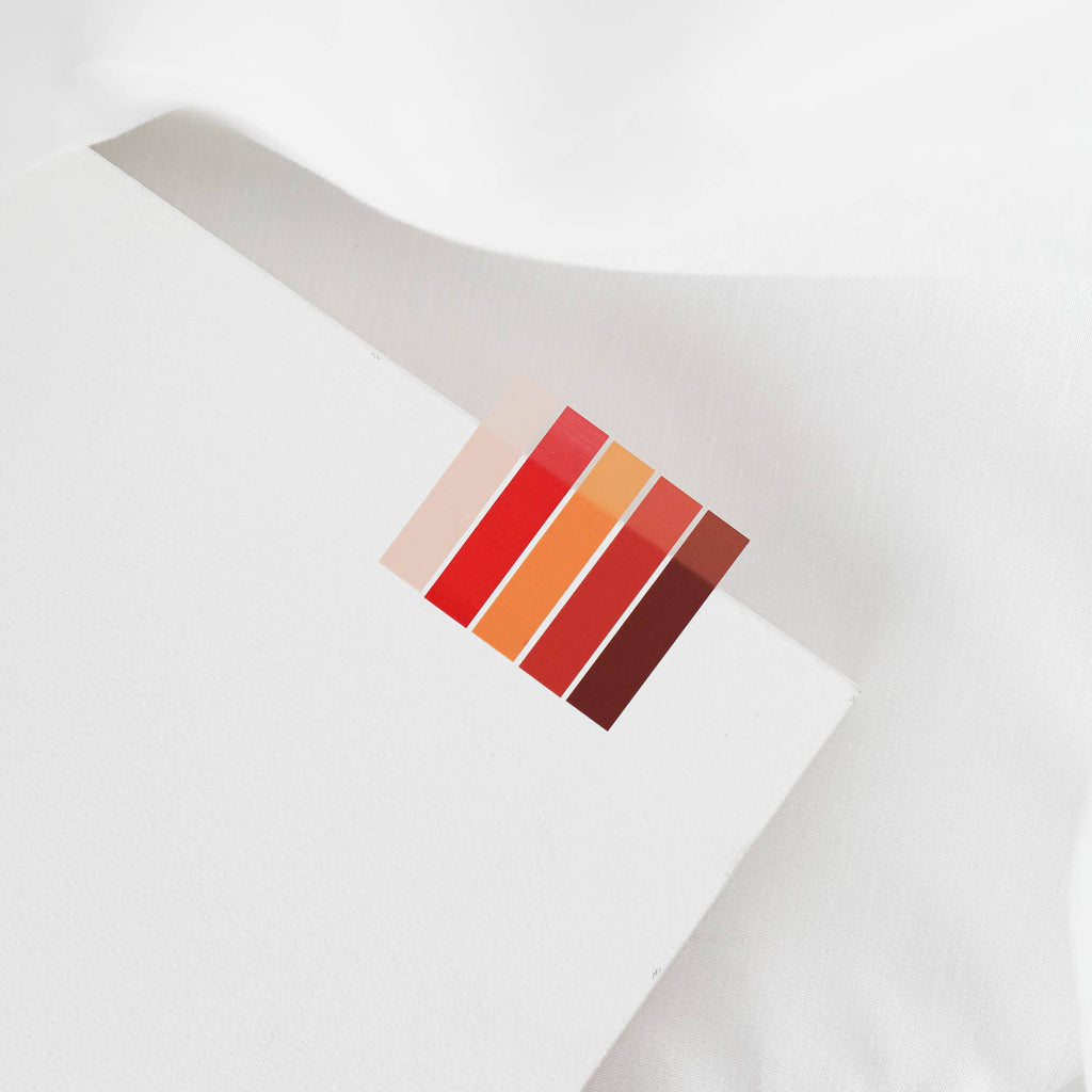 Muistilappusetti / sivumerkit – Crimson