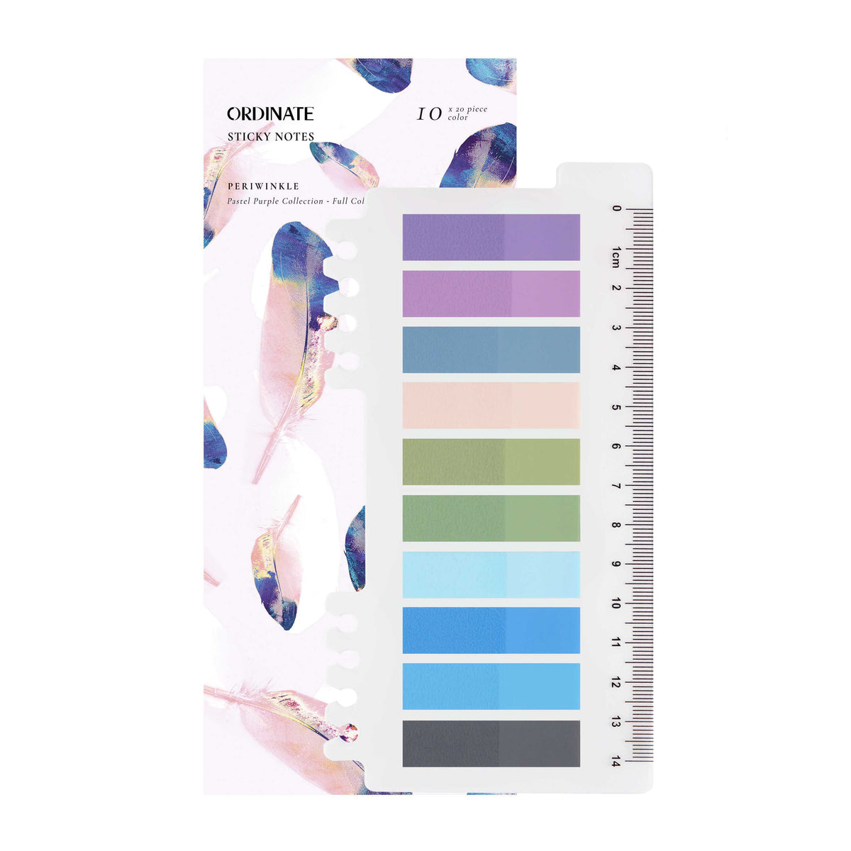 Muistilappusetti / sivumerkit – Periwinkle
