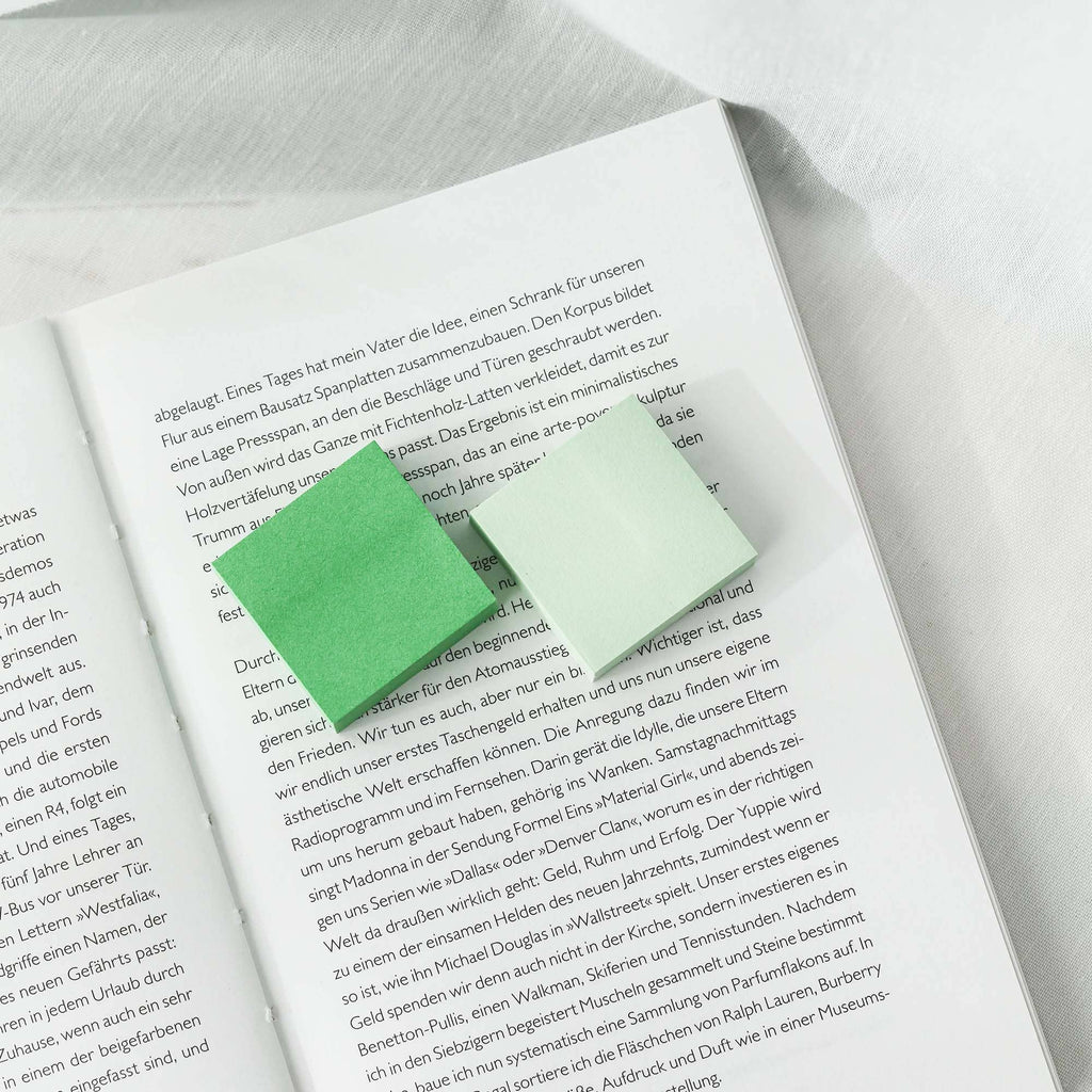 Pienet muistilaput – Lime / vihreä