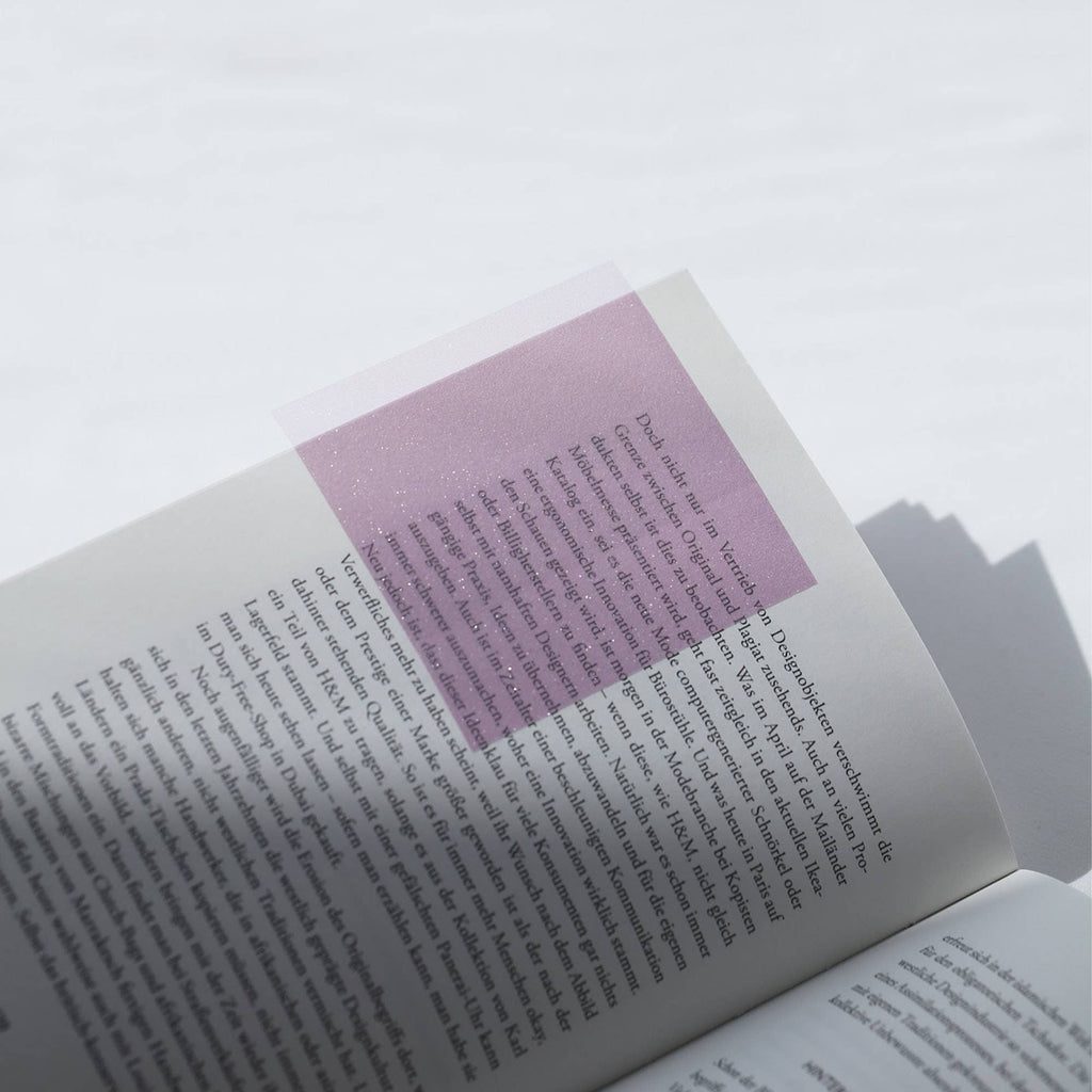 Läpinäkyvät muistilaput – Mist Violet