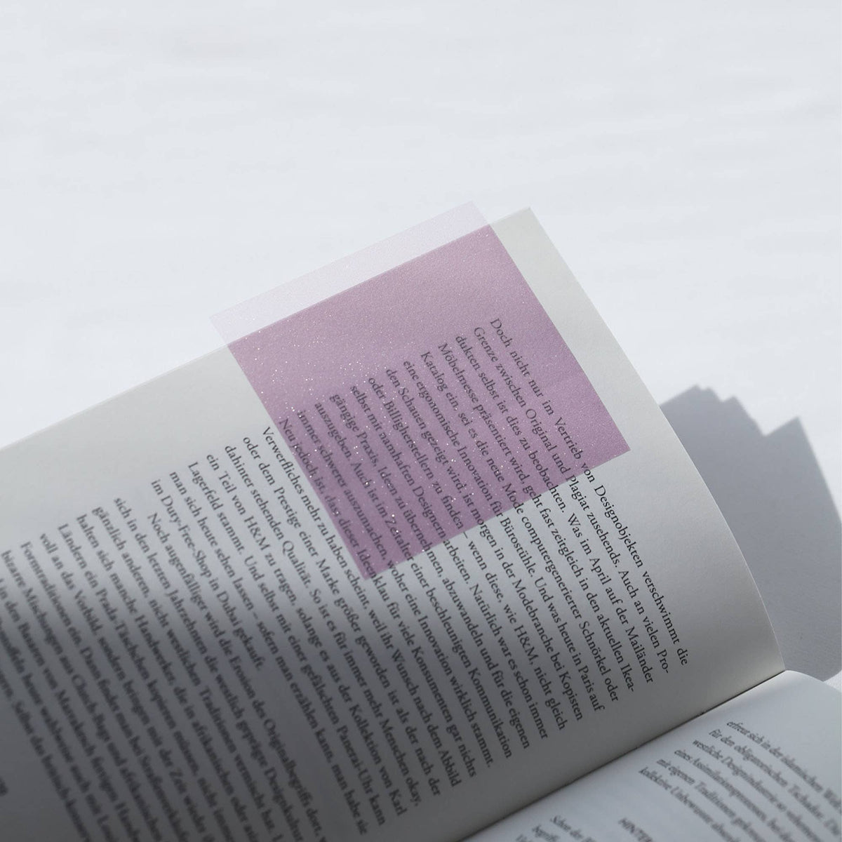 Läpinäkyvät muistilaput – Mist Violet
