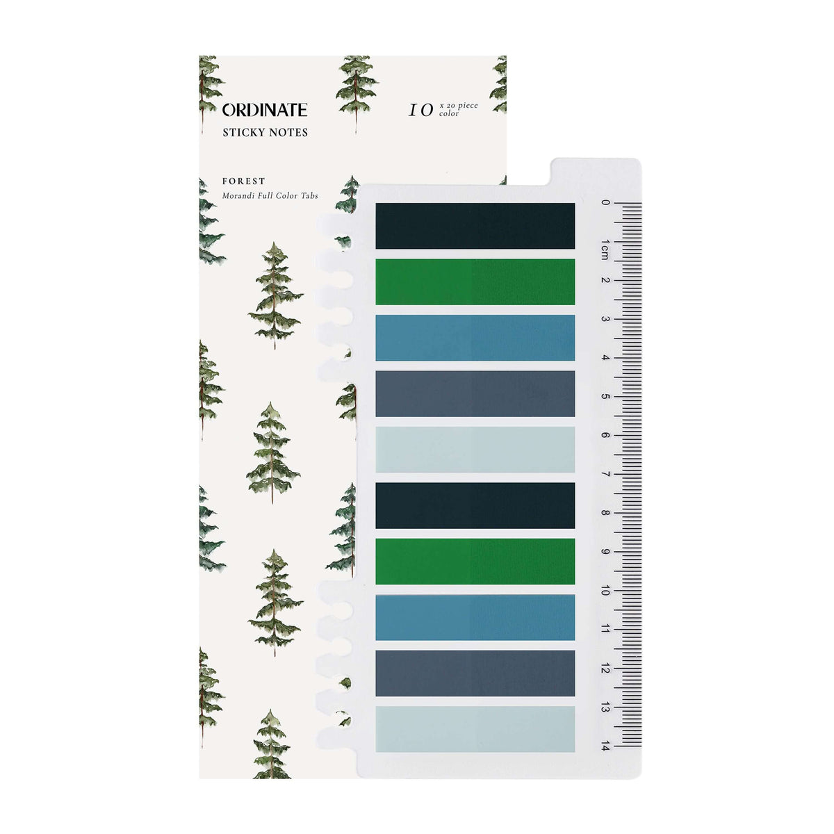 Muistilappusetti / sivumerkit – Forest