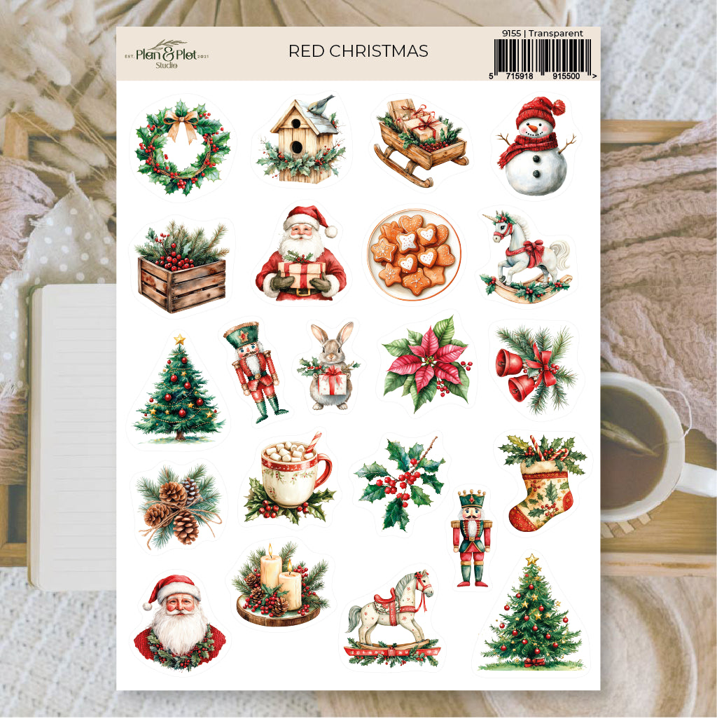 Red Christmas -vinyylitarra-arkki