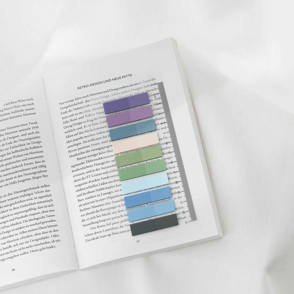 Muistilappusetti / sivumerkit – Periwinkle