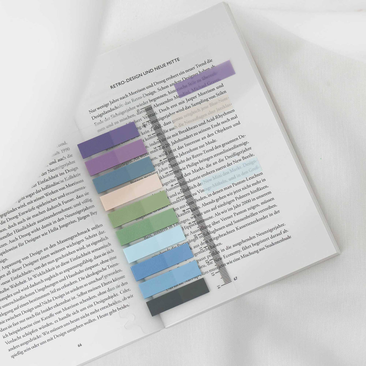 Muistilappusetti / sivumerkit – Periwinkle