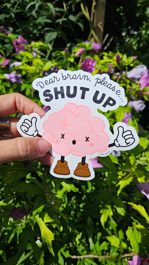 Dear Brain, please shut up -vinyylitarra