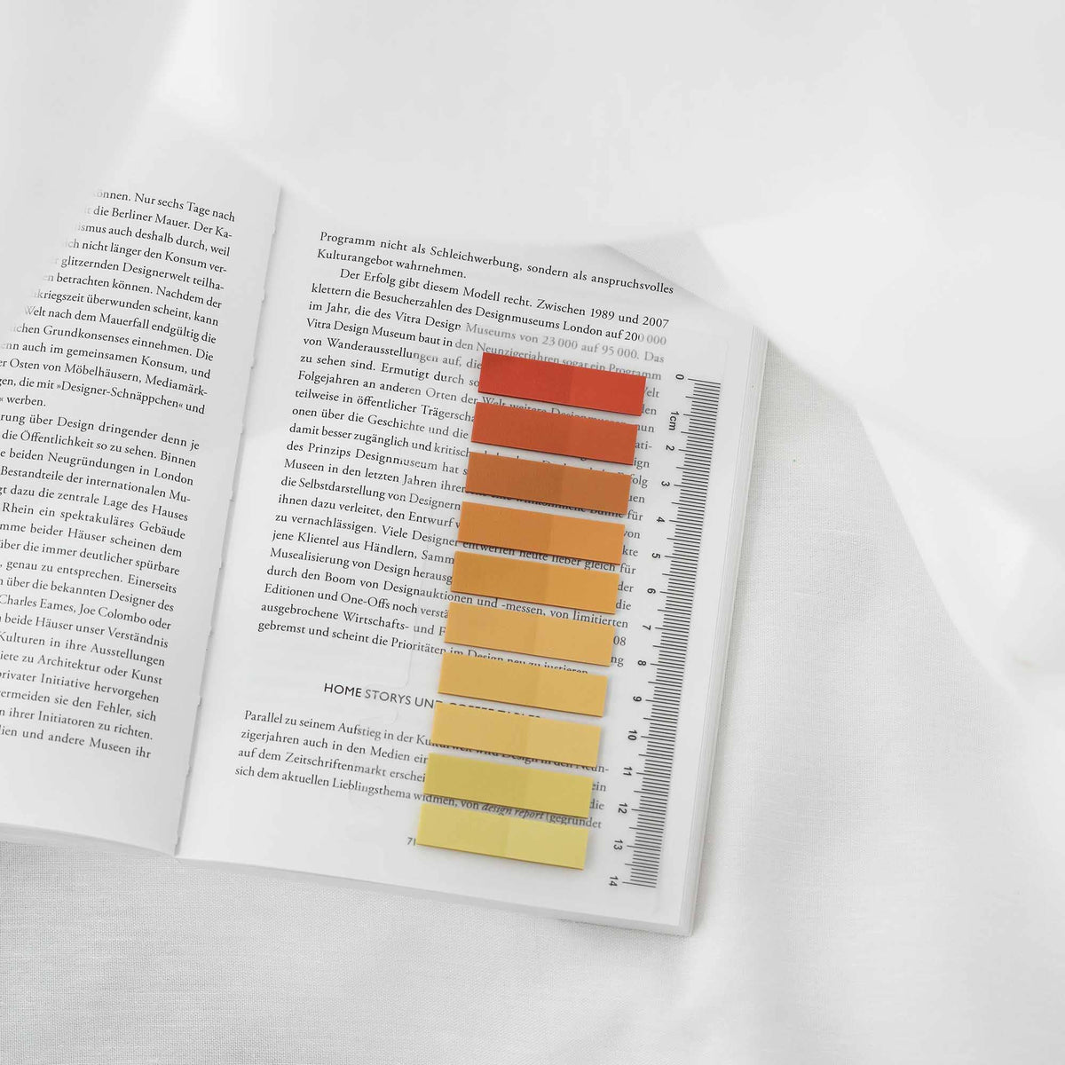 Muistilappusetti / sivumerkit – Tangerine Gold