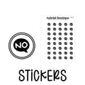 EI / NO -kalenteri-tarra-arkki