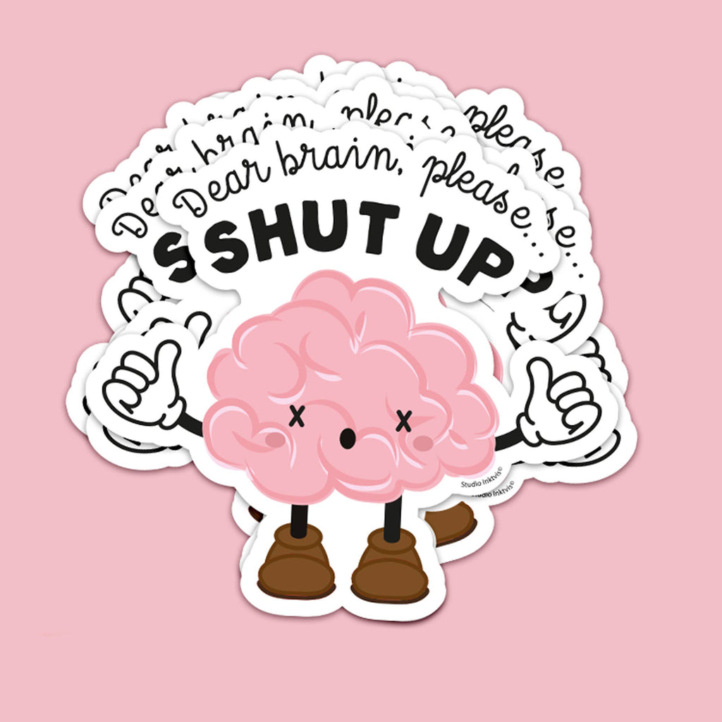 Dear Brain, please shut up -vinyylitarra