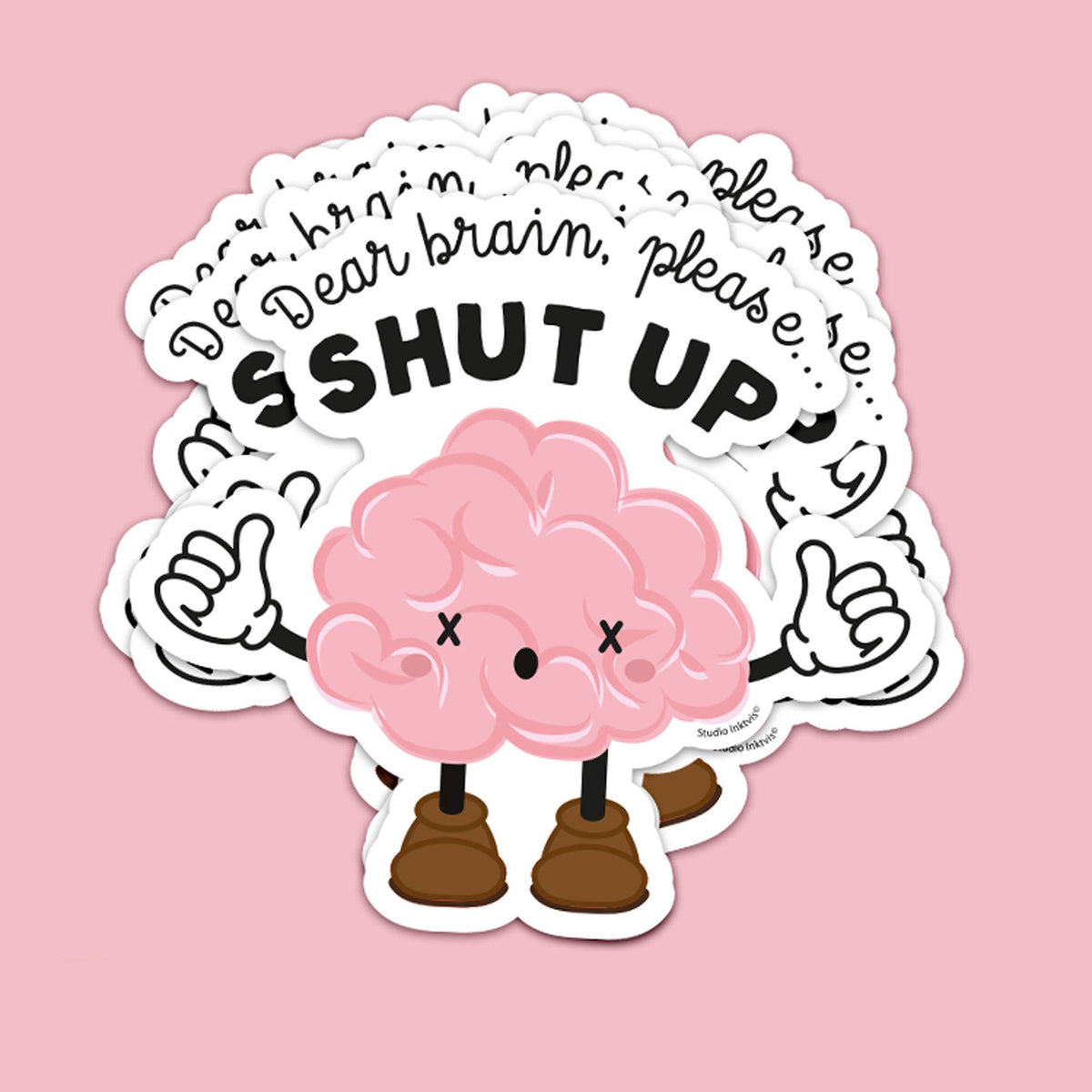 Dear Brain, please shut up -vinyylitarra