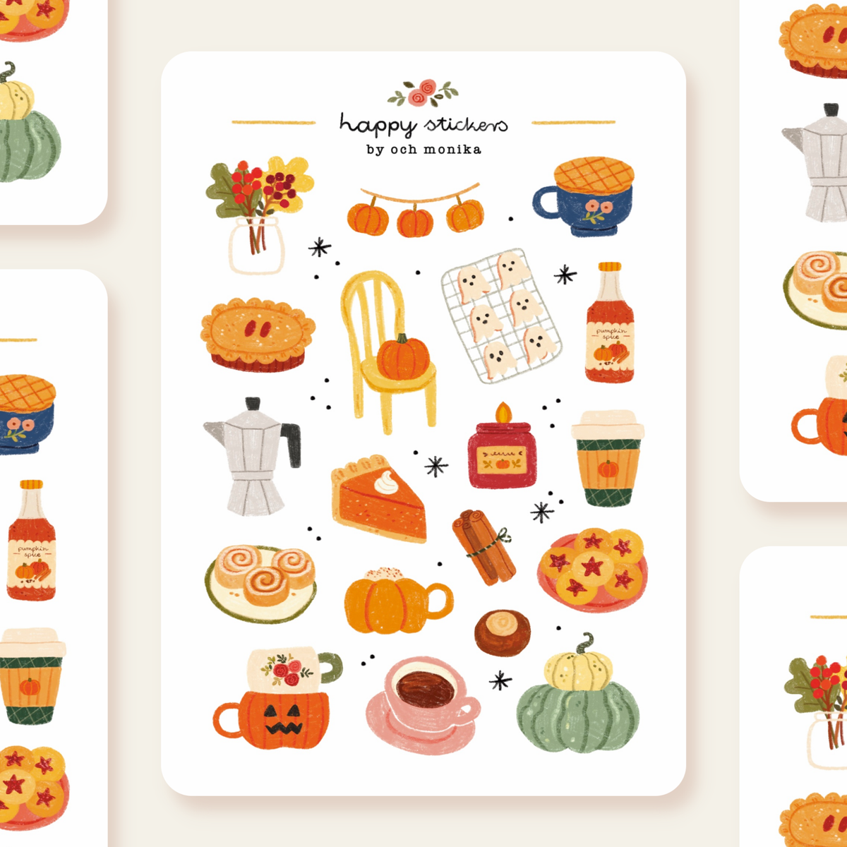 Fall Café -tarra-arkki