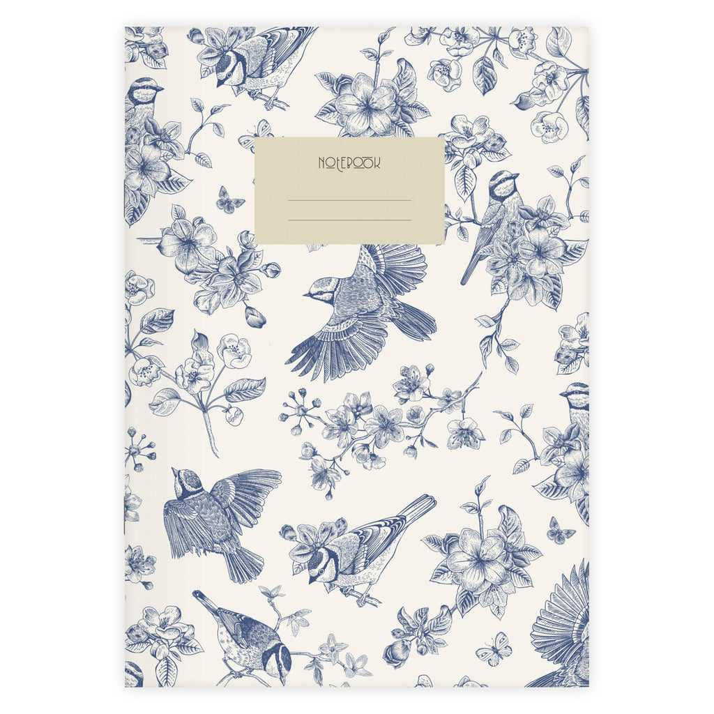 Flowers -vihko (A5, ruudullinen)