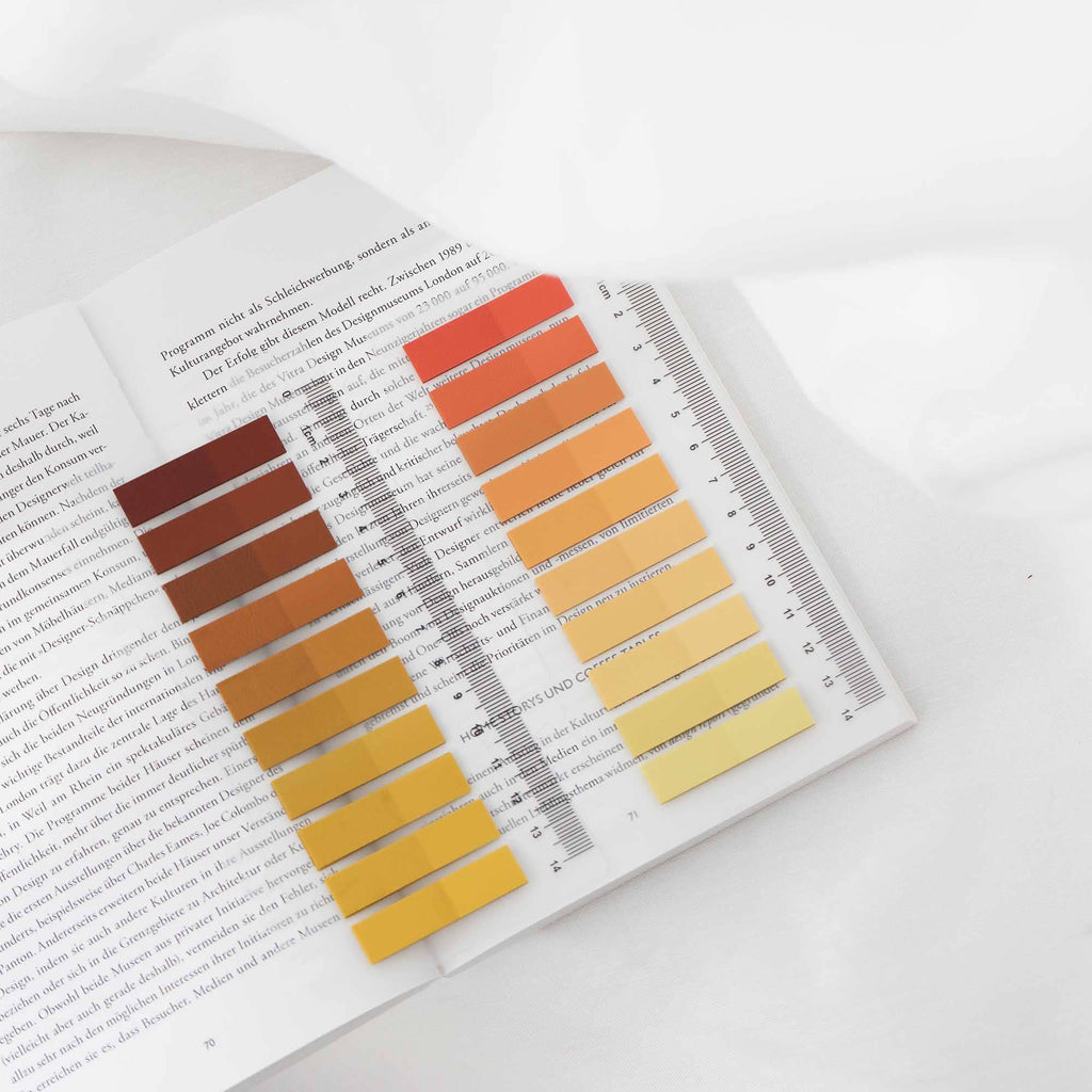 Muistilappusetti / sivumerkit – Tangerine Gold
