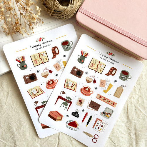 Cozy Journaling -tarra-arkki