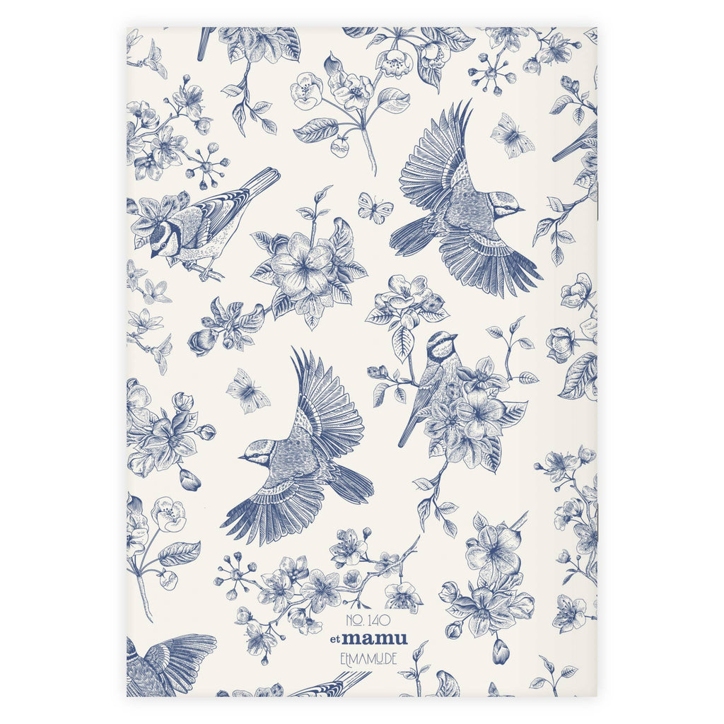 Flowers -vihko (A5, ruudullinen)