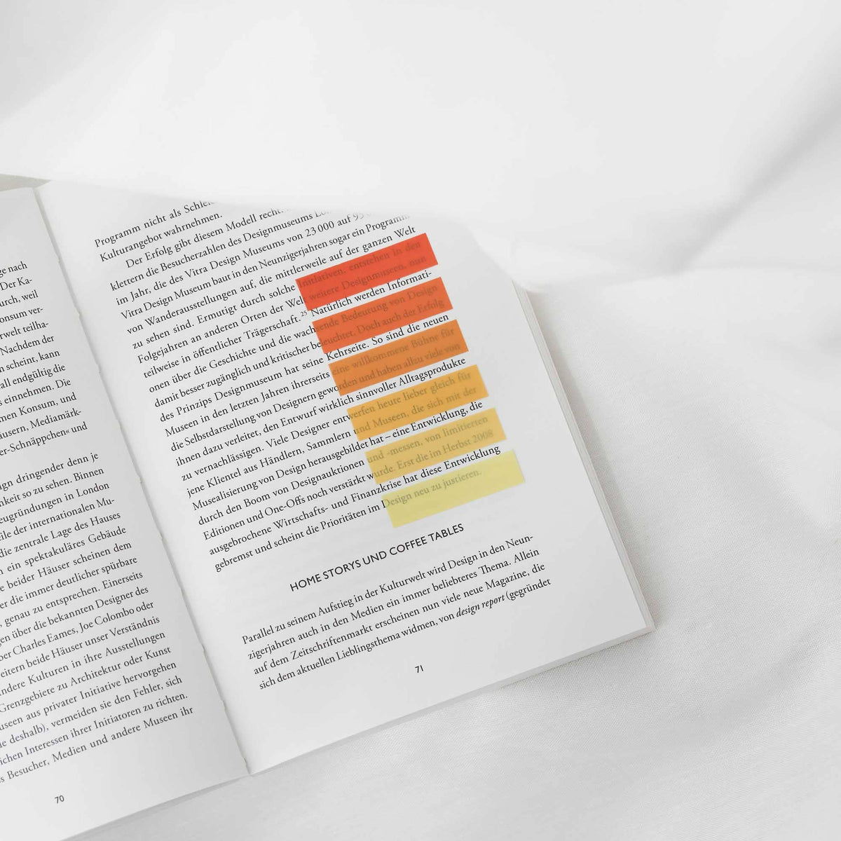 Muistilappusetti / sivumerkit – Tangerine Gold
