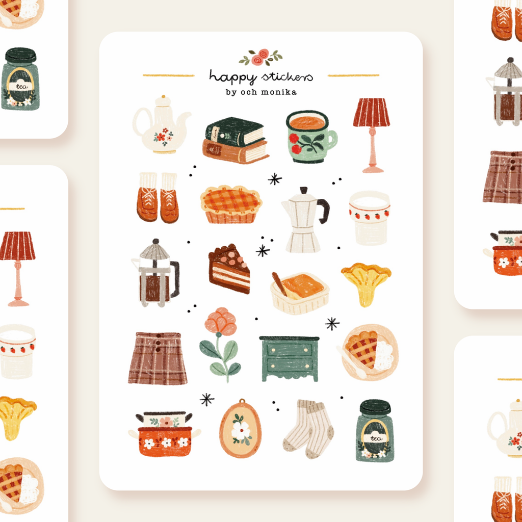 Cozy Time At Home -tarra-arkki