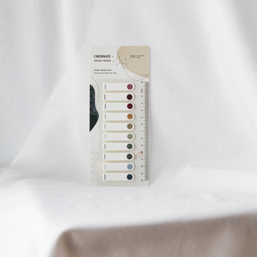 Muistilappusetti / sivumerkit – Dusk Morandi
