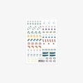 Mini calendar –tarra-arkki