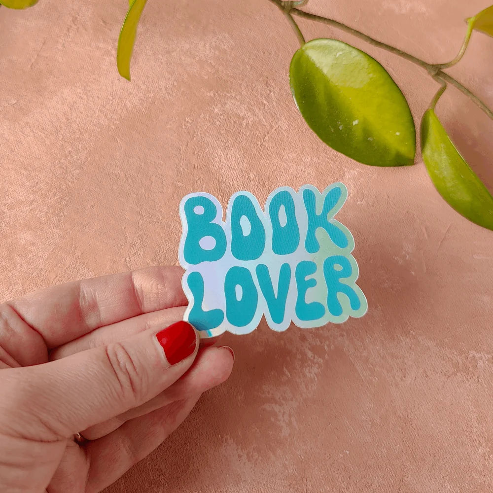 Book lover -vinyyltarra (holograafinen)
