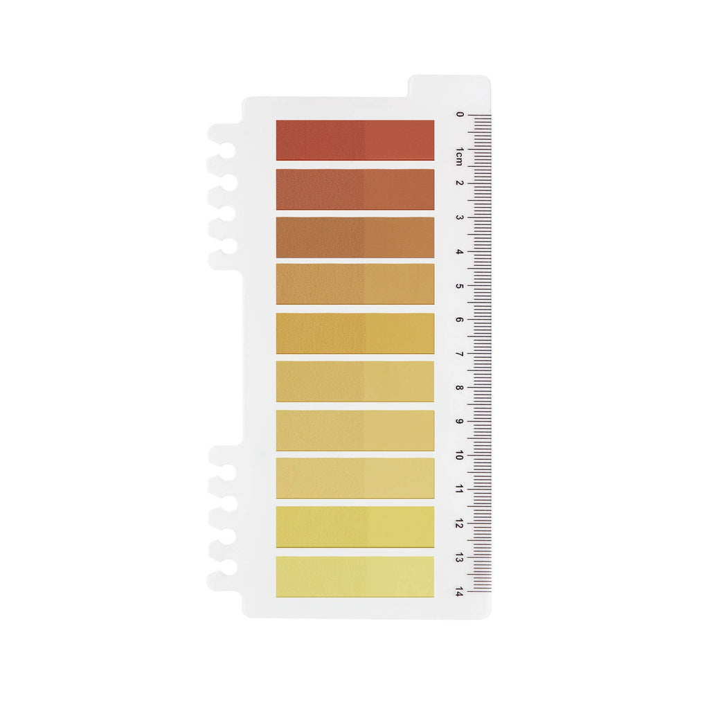 Muistilappusetti / sivumerkit – Tangerine Gold