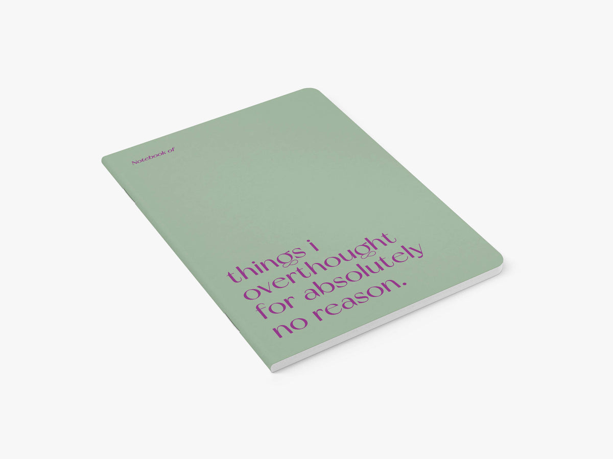Things I overthought for absolutely no reason -vihko (A5, tyhjä)