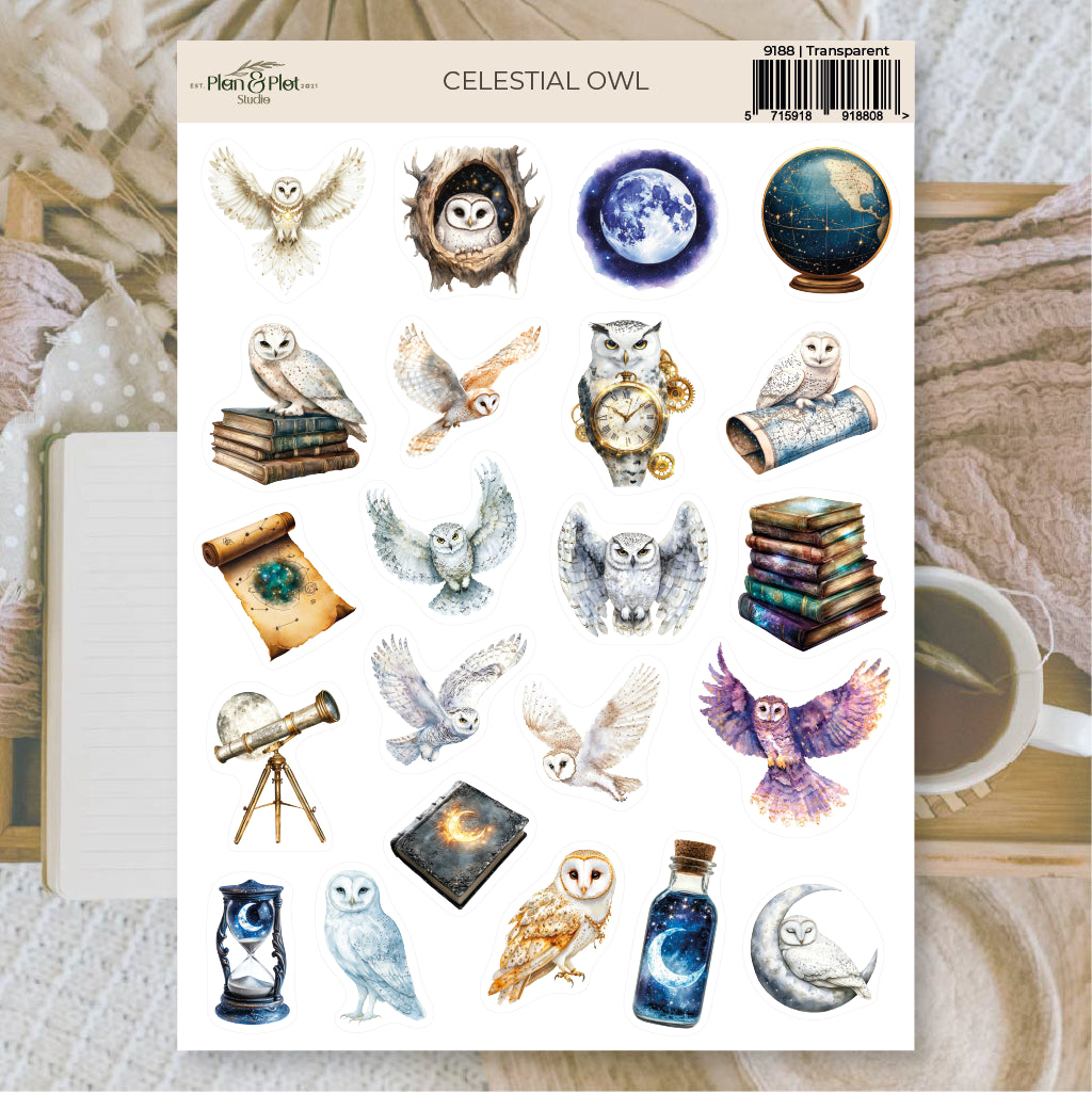 Celestial owl -vinyylitarra-arkki