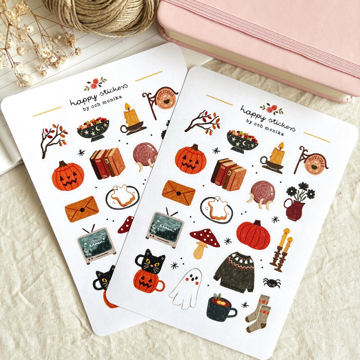 Spooky Halloween -tarra-arkki