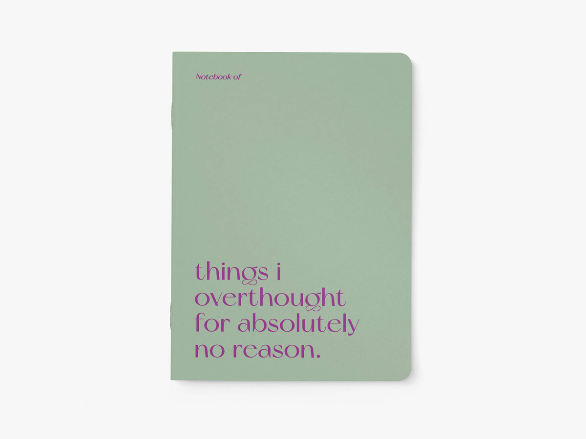 Things I overthought for absolutely no reason -vihko (A5, tyhjä)