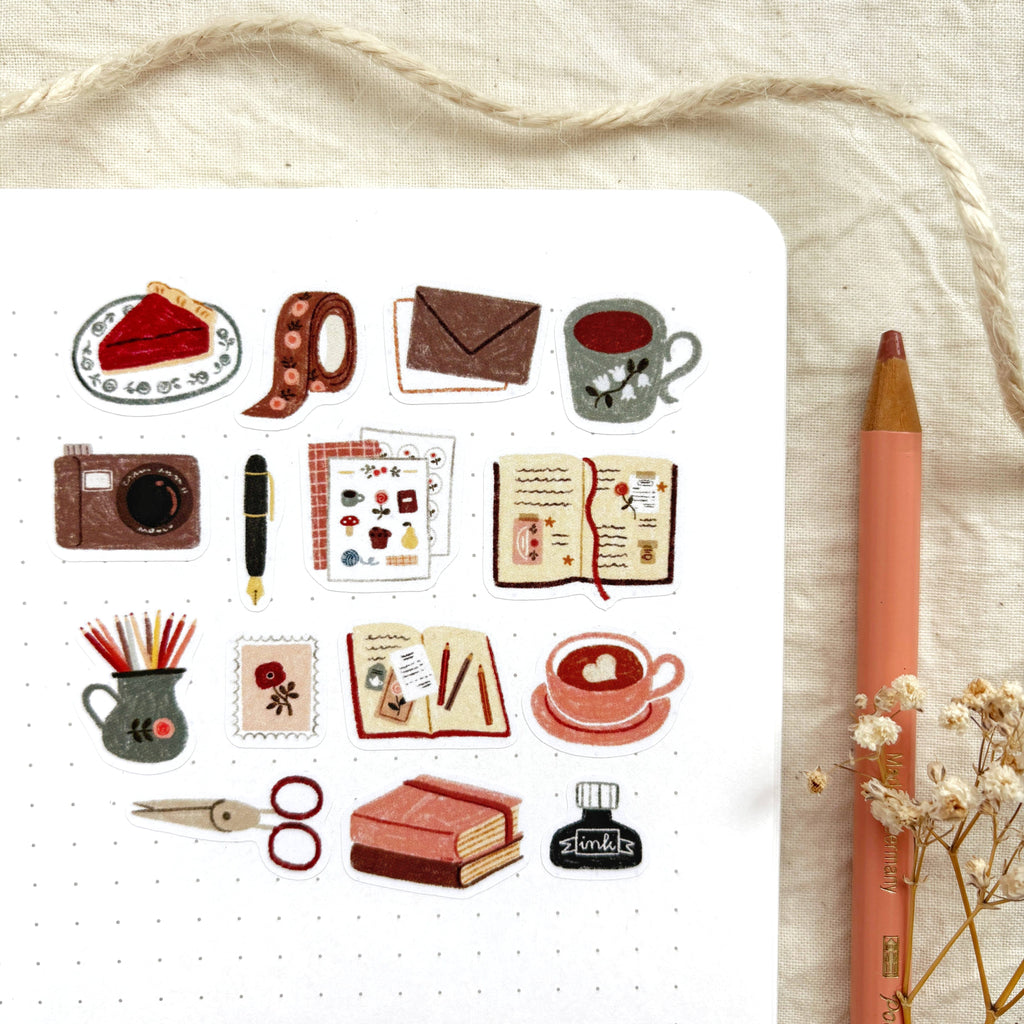 Cozy Journaling -tarra-arkki