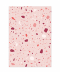Terrazzo-vihko (vaaleanpunainen, A5, ruudullinen)