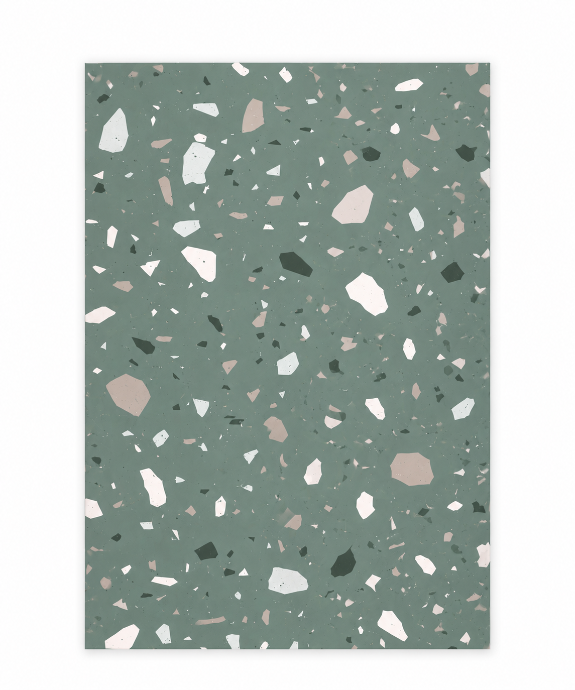 Terrazzo-vihko (vihreä, A5, ruudullinen)