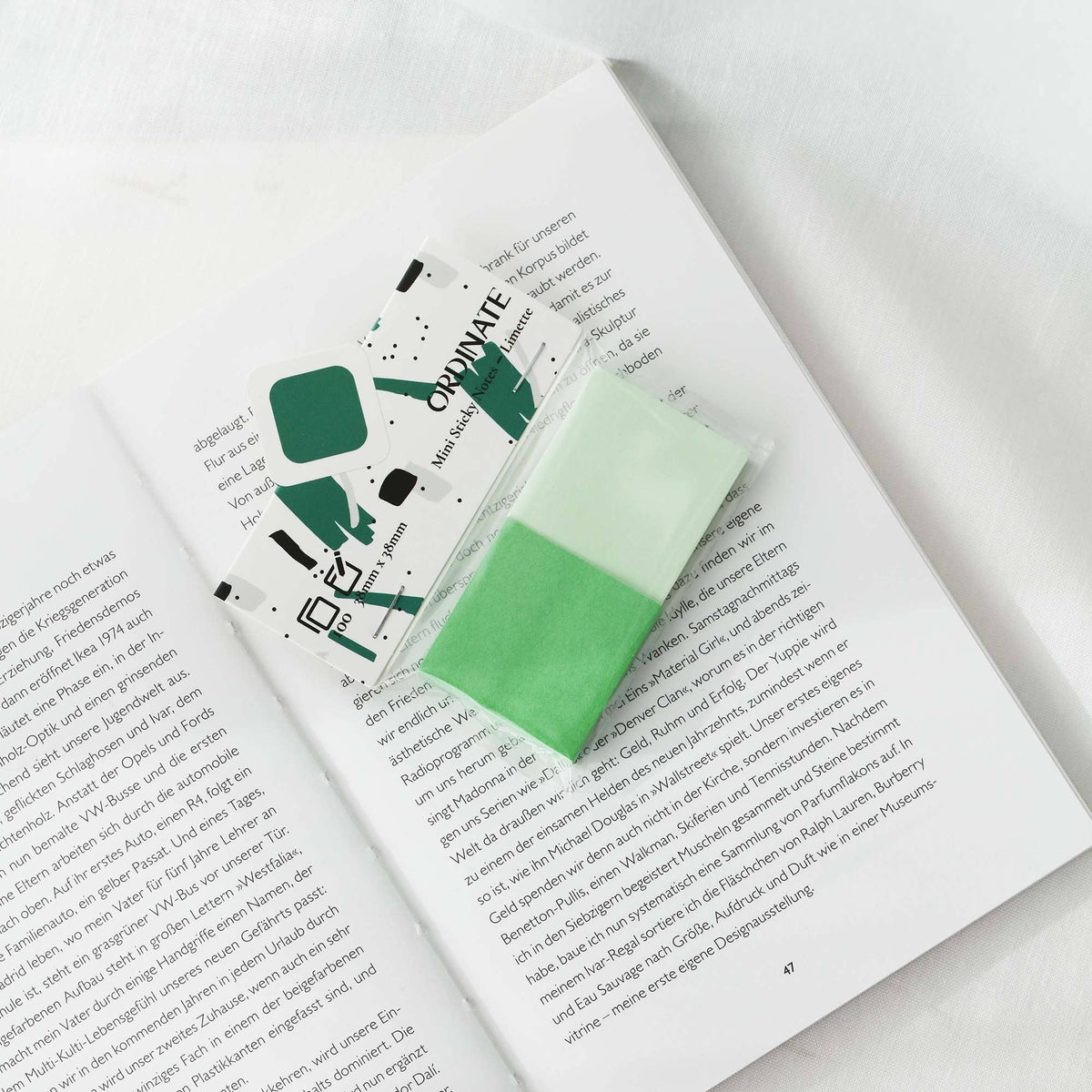 Pienet muistilaput – Lime / vihreä
